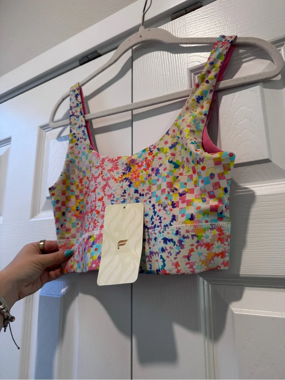 NWT Fabletics Floral Sports Bra